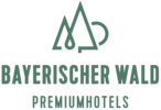 Logo der Bayerischer Wald Premiumhotels mit Berg- und Tropfensymbol
