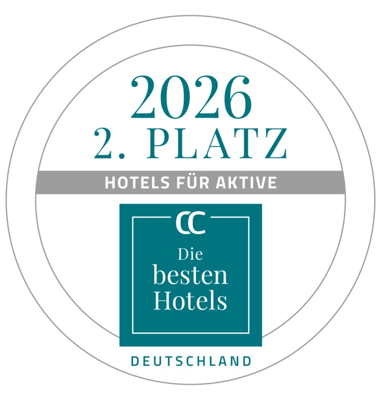 2026 2. Platz Hotels für Aktive Auszeichnung Die besten Hotels Deutschland